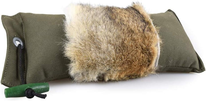 Firedog Dummy mit echtem Kaninchenfell | Robustes Apportel | Wild-Dummy für das Hundetraining/Jagdtr