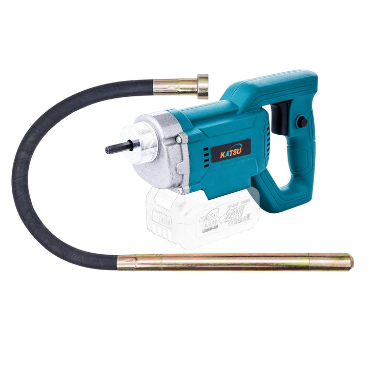 KATSU FIT-BAT 21V Brushless Akku Betonrüttler Betonverdichter Betonwerkzeuge mit 1,2 m Schlauch und