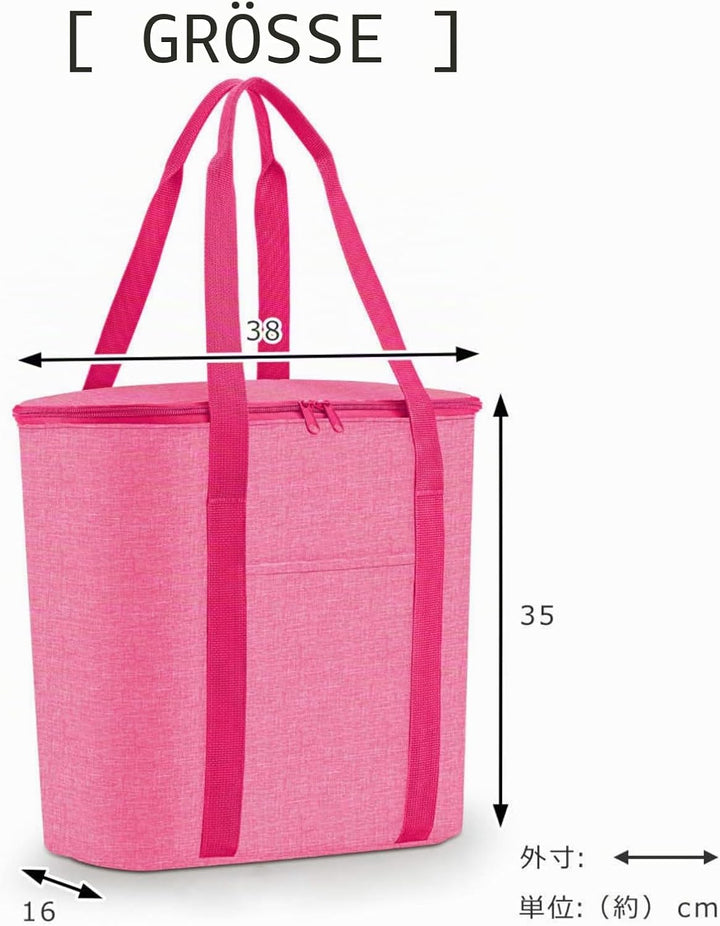 Reisenthel OV6049 THERMOSHOPPER HERRINGBONE SAND Gym Bag Damen HERRINGBONE SAND Grösse Unica Fischgr