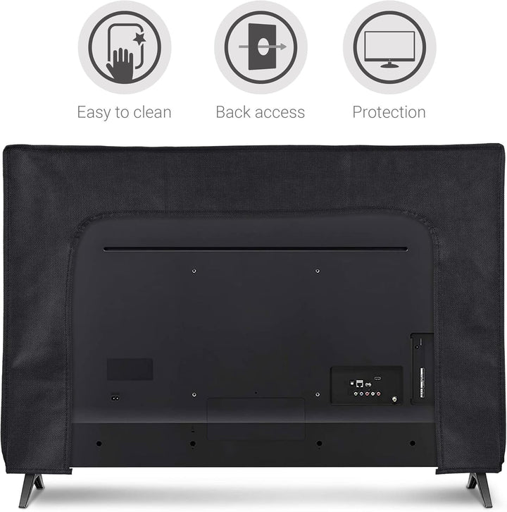 kwmobile 24" TV Hülle - Indoor Fernseher Bildschirmschutz Abdeckung - TV Bildschirm Staubschutzhülle