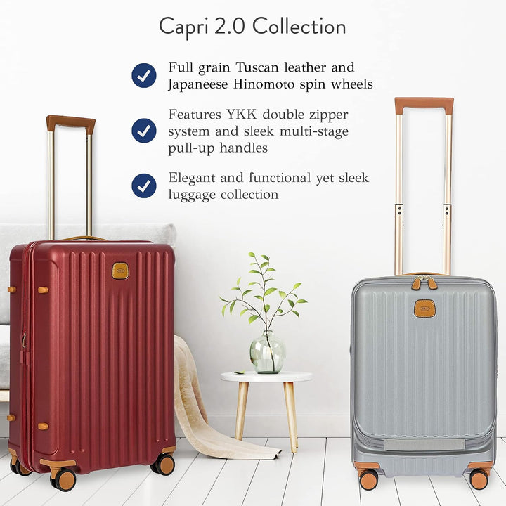 Brics Capri 4-Rollen Trolley 16? Silber Argento, Argento