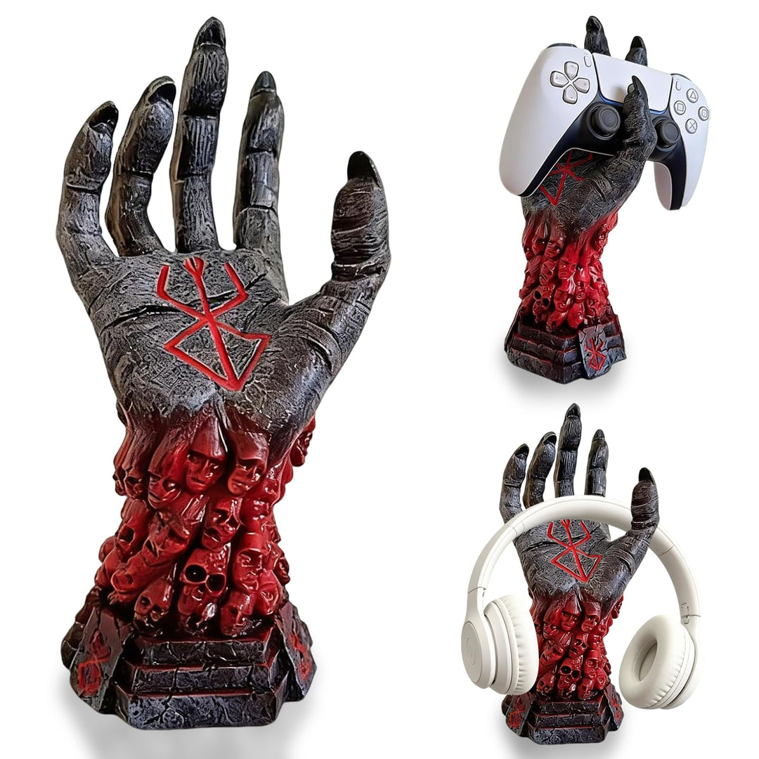 Gaming Controller Halter Dunkel & Geheimnisvoll, Kopfhörer-Halterung, Coole Gadgets für Gamer, Deko