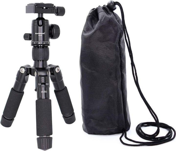Koolehaoda Mini Stativ für Kamera 20"/51cm Tragbares Desktop Stativ Reisestativ Tischstativ Aluminiu