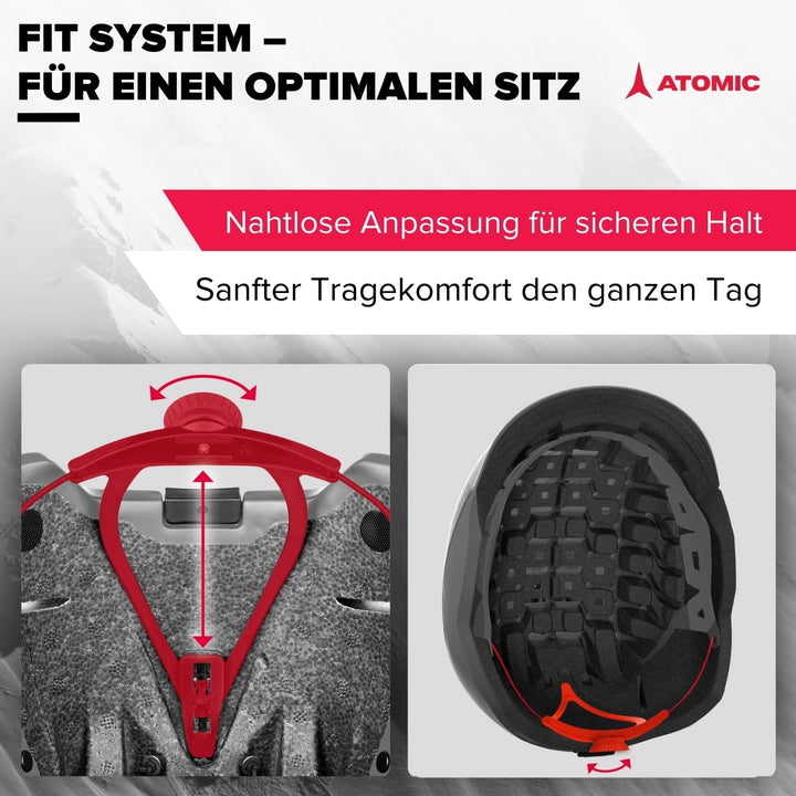 ATOMIC Four JR Skihelm für Kinder &amp; Jugendliche - Max. Sicherheit bei Aufprällen - Innovatives Belüf