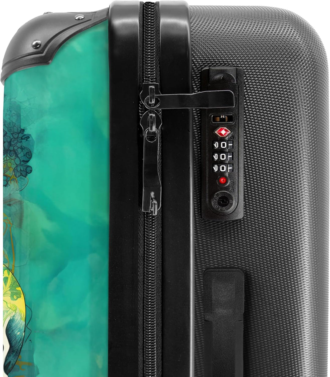 NoBoringSuitcases.com® Handgepäck, Hartschalenkoffer mit TSA Schloss, Trolley, Reisekoffer, Carry on