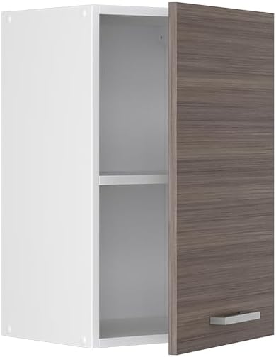 Vicco Hängeschrank R-Line, Grau/Weiss, 40 cm Grau Hängeschrank 40cm, Grau Hängeschrank 40cm