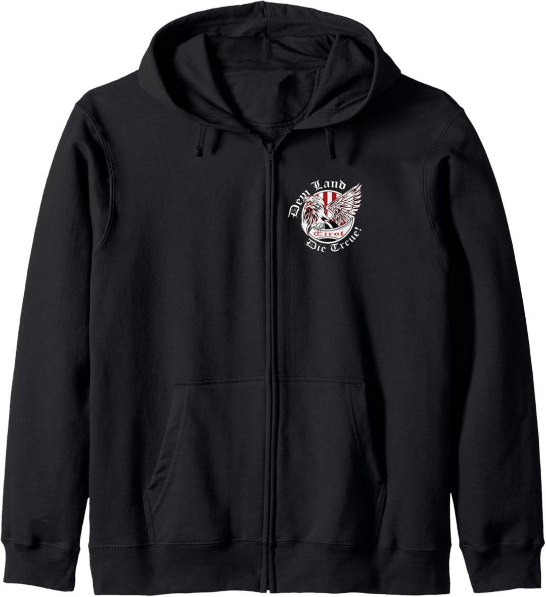 Tirol T-Shirt Dem Land Tirol die Treue Wappen Adler Tiroler Kapuzenjacke