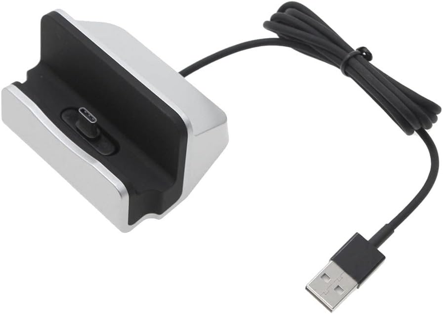 Trade-Shop USB 3.1 Typ C Universal Dockingstation Lade Station Dock USB Ladestation Ladegerät Halter