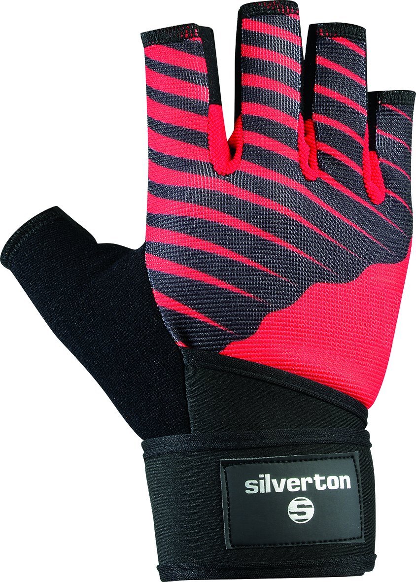 Silverton Handschuhe Cross Grip S schwarz/Rot, S schwarz/Rot