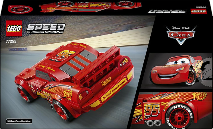 LEGO Speed Champions | Lightning McQueen - Spielzeug zu Cars von Disney Pixar - DIY Deko für Kinderz