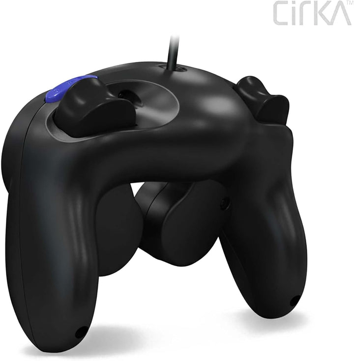 CirKa Kabelgebundener Controller für Gamecube/Wii, Schwarz