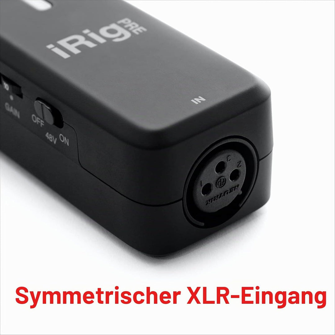 iRig Pre HD - Digital, high definition microphone interface with studio quality preamp, Digital