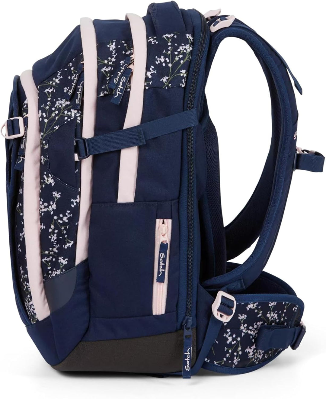 satch Unisex Kinder Match Schulrucksack match (1er Pack), Bloomy Breeze - Dunkelblau