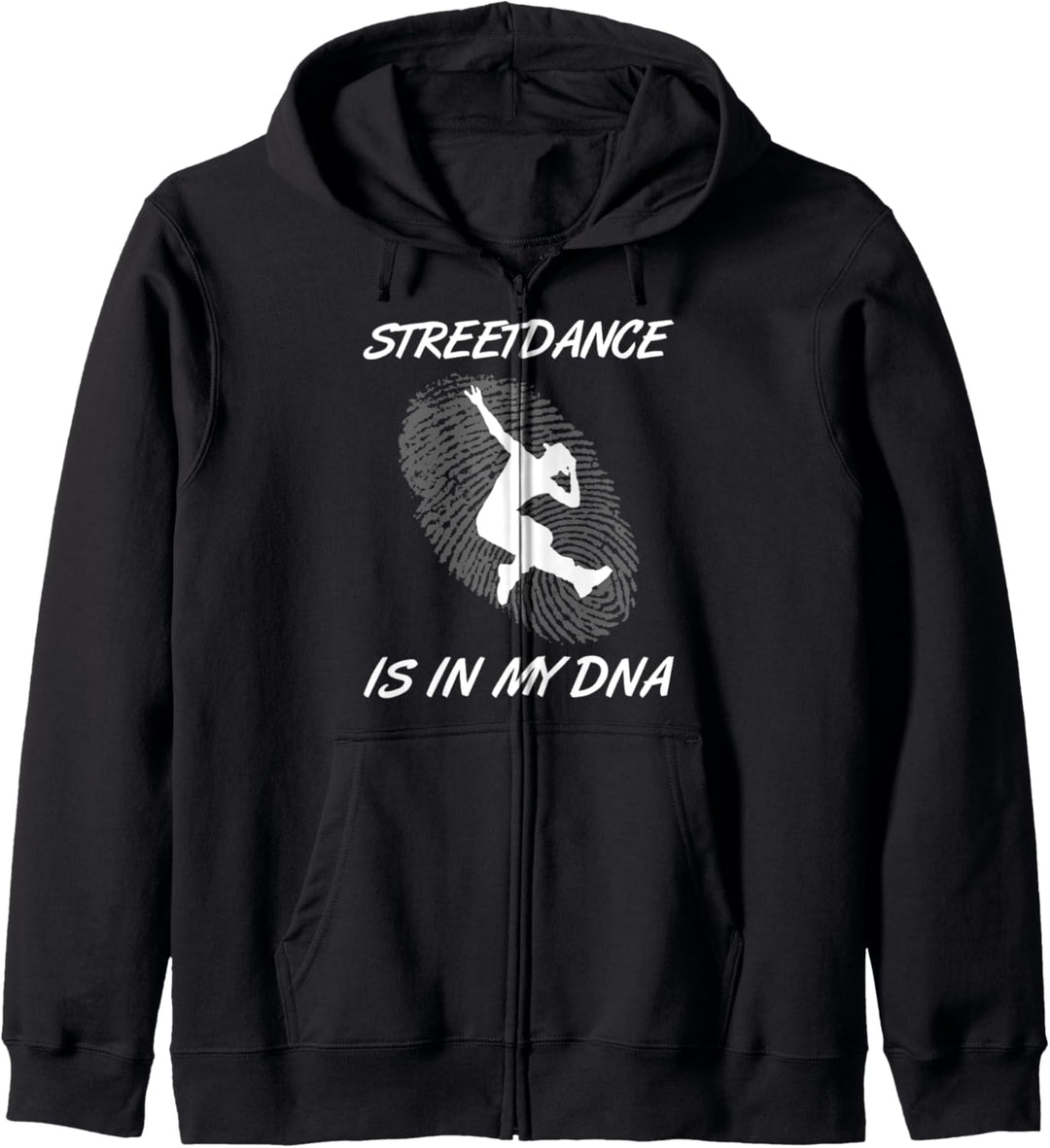 Breakdance Hip Hop Tanz Streetdance DNA Fingerabdruck Spruch Kapuzenjacke