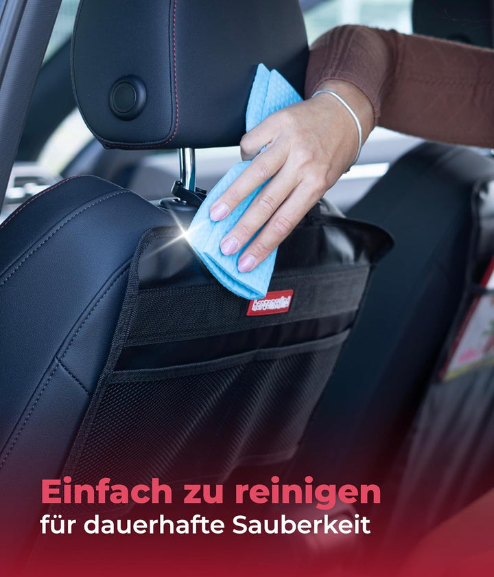 HerzensKind Rückenlehnenschutz und Organizer, wasserdicht und pflegeleicht Autositzschoner für die R