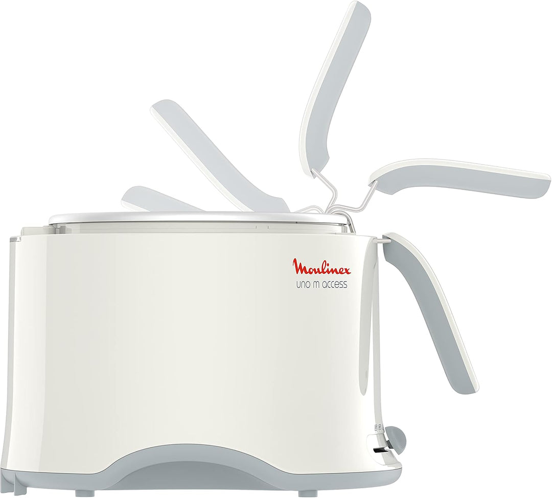 Moulinex AF1211 Uno M Access Fritteuse | Fassungsvermögen: 1 kg | wärmeisoliertes Thermogehäuse | ei
