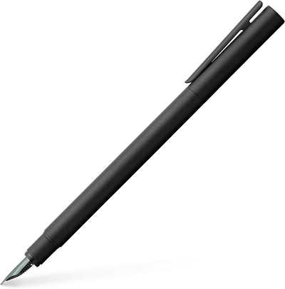 Faber-Castell 342300 - Füller Neo Slim Metall, Federbreite M, schwarz Federbreite M schwarz, Federbr