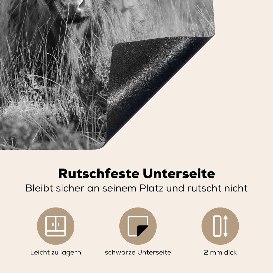 KitchenYeah© Herdabdeckplatte Einteilig Ceranfeld Abdeckplatte Küche Deko Ceranfeldabdeckung Herdabd