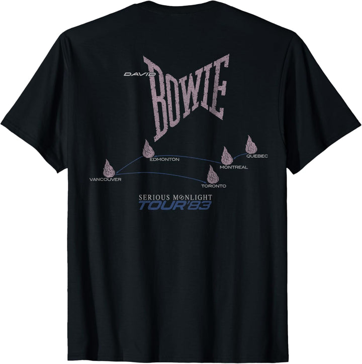 David Bowie - Ernstes Mondlicht 1983 Tour T-Shirt