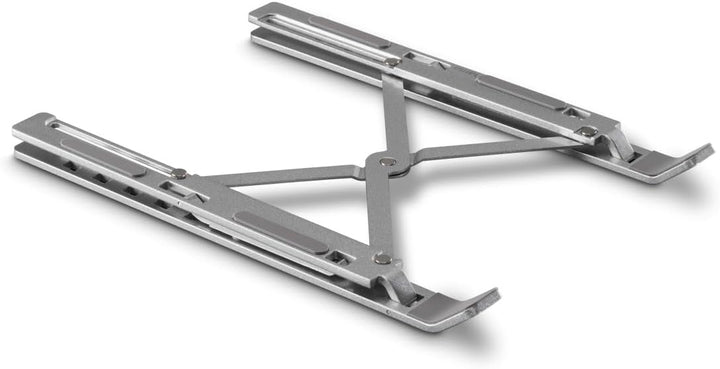 Hama Laptopständer 15.6" Aluminium, Ergonomisch, Faltbar mit Neigungswinkel, Stabil und rutschfest,