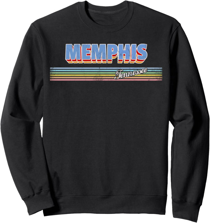 Memphis Retro-Souvenir Tennessee TN Sweatshirt