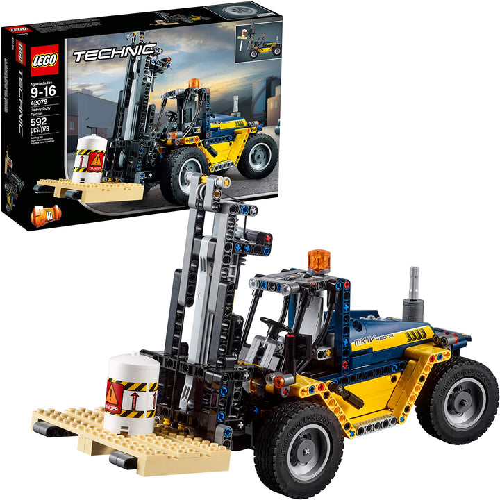 LEGO Technic 42079 - Schwerlast-Gabelstapler (592 Teile)