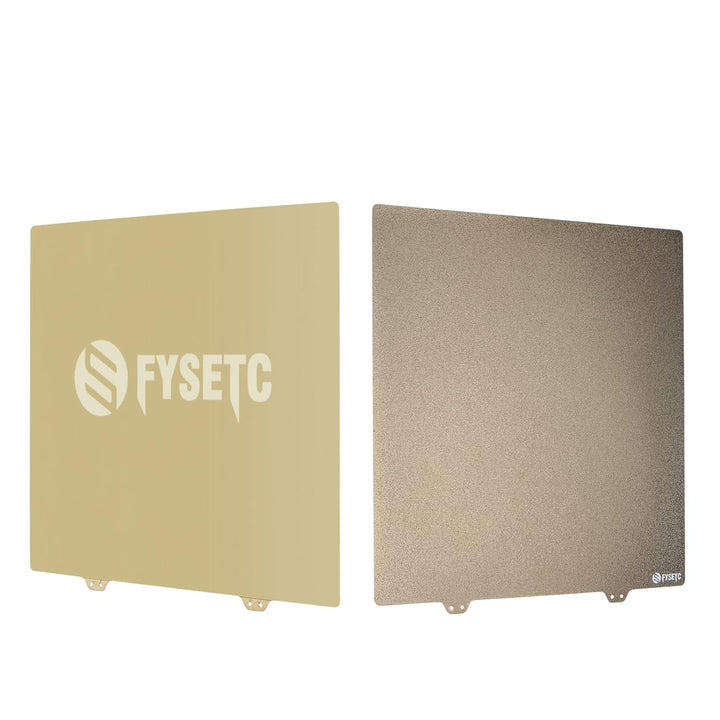 BCZAMD 3D Druckbett 310mm/ 12.2in JanusBPS Nur Bauplatte Texturiert+Glatt Doppelseitig PEI Federstah