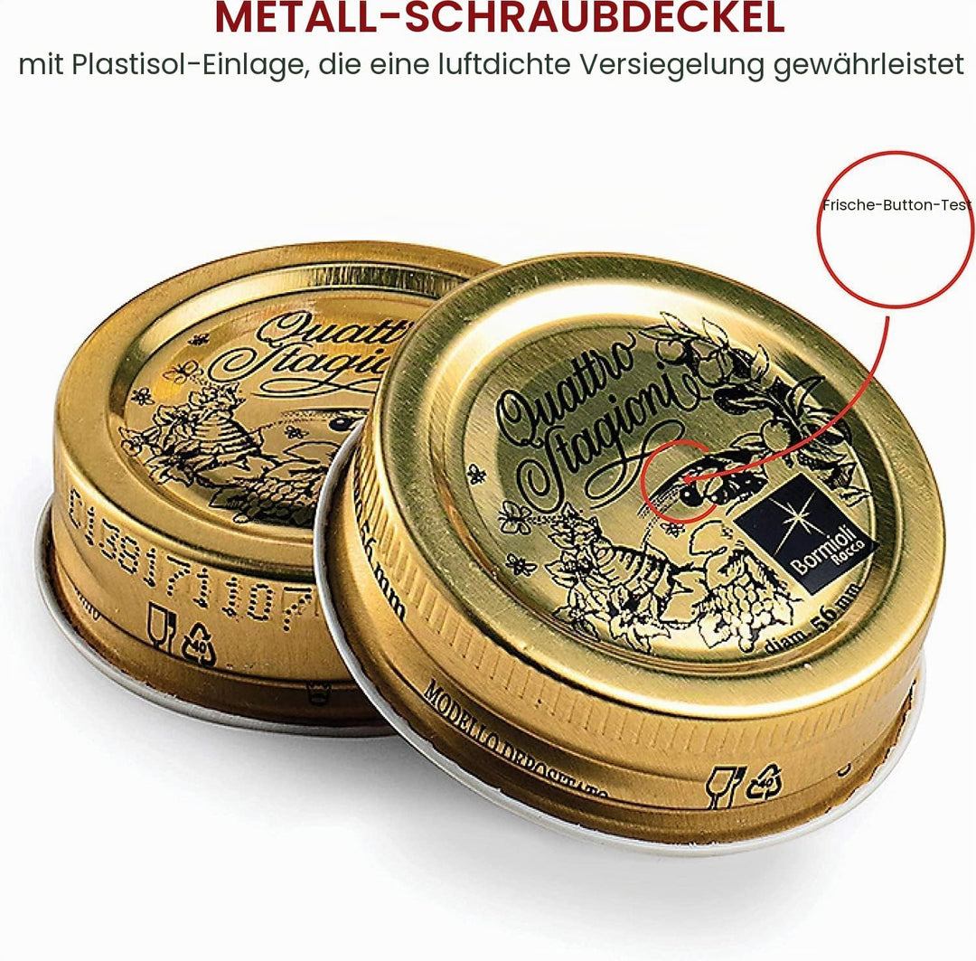 Bormioli 354756-CBA Quattro STAGIONI-32 cl, luftdicht, transparent, 4 Stück