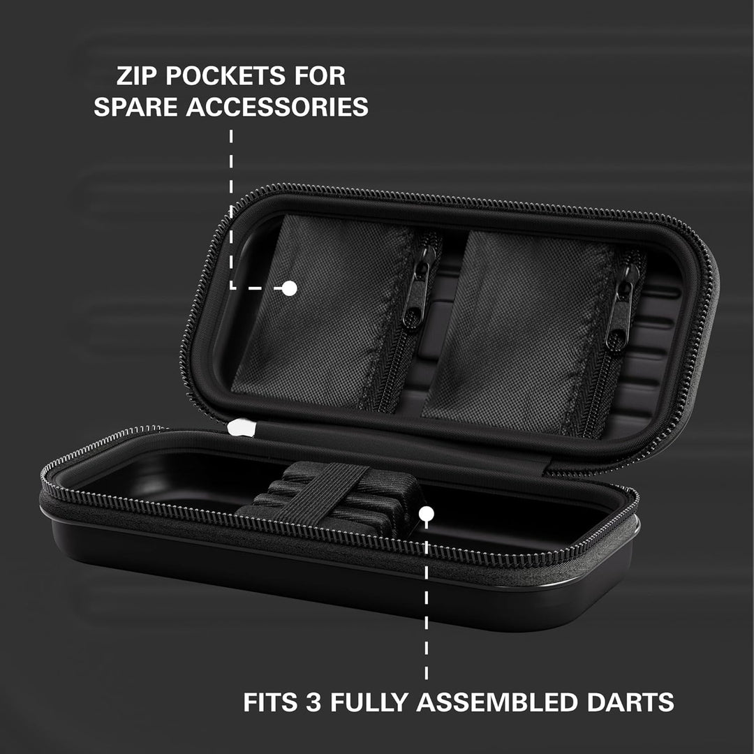 Target Darts Takoma Regular Darts Case - Holds x 1 Satz Darts Brieftasche Schwarz, Schwarz