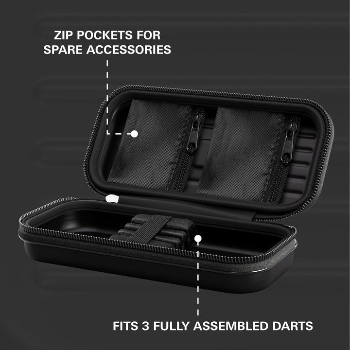 Target Darts Takoma Regular Darts Case - Holds x 1 Satz Darts Brieftasche Schwarz, Schwarz