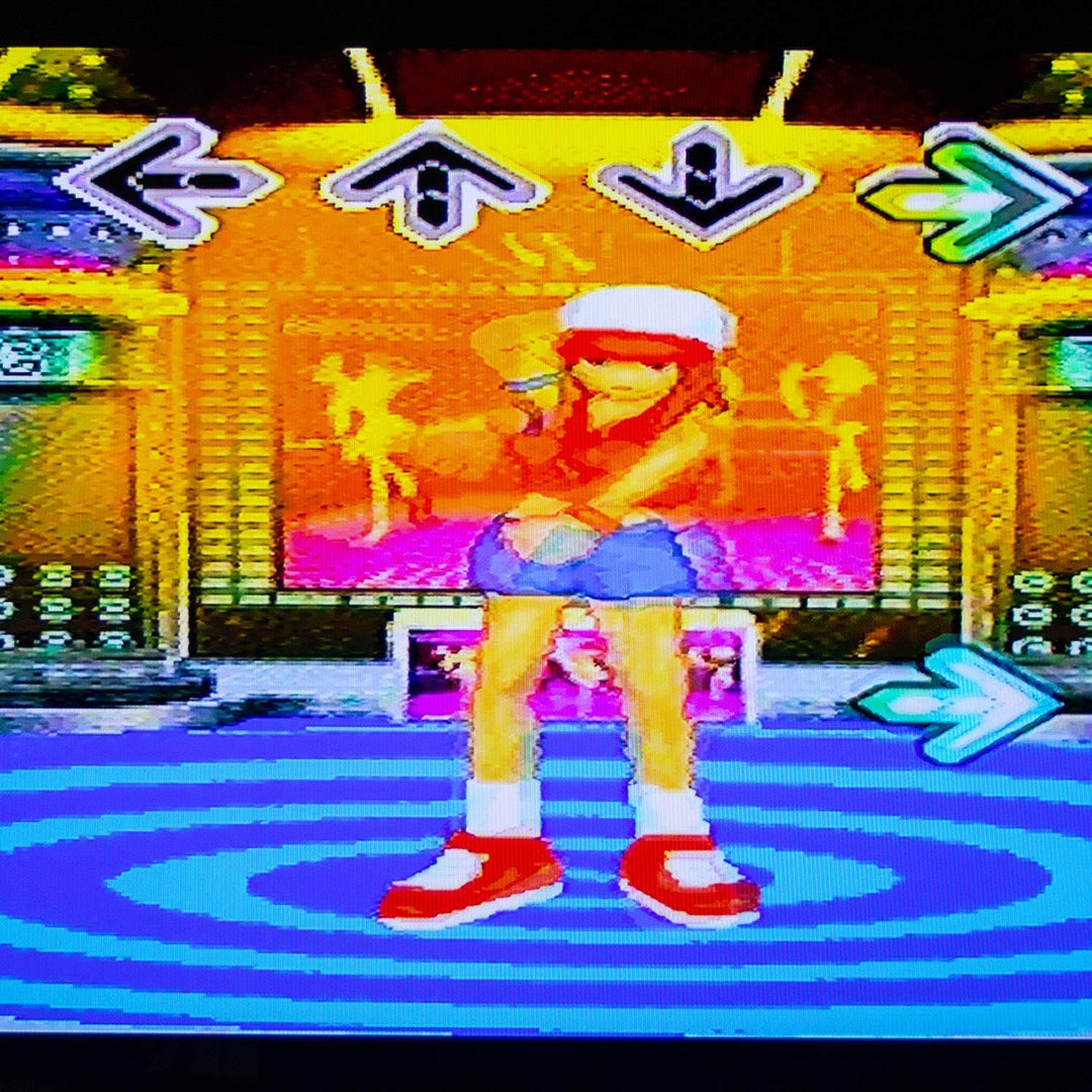 Mad Monkey Tanzmatte mit TV Anschluss & HDMI Konverter, Dance Game mit 110 Songs & 9 Leveln, 2 Spiel