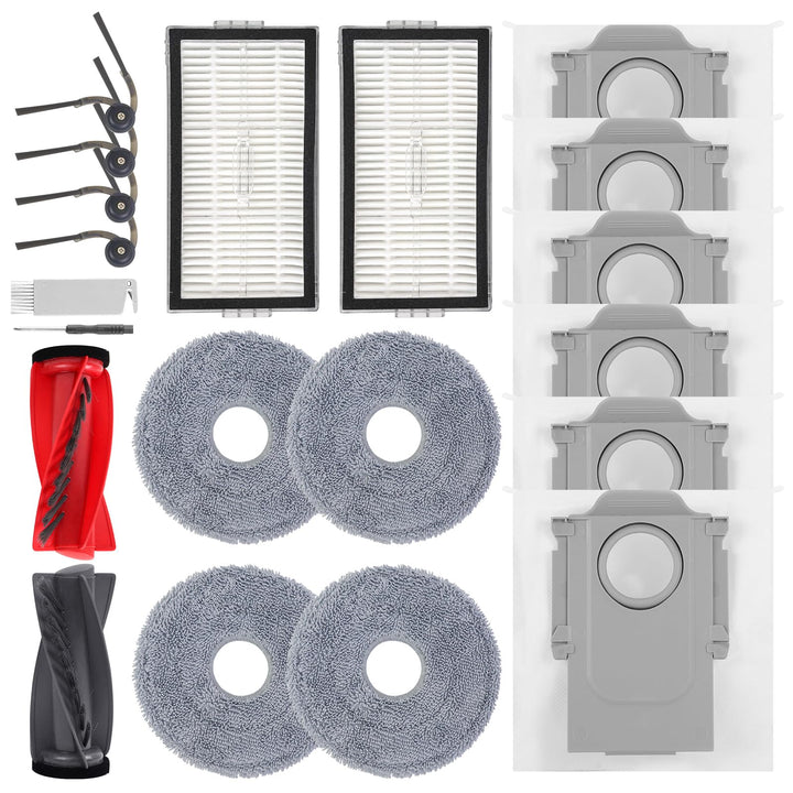 Zubehör für Roborock Saros 10R,Saros 20,Qrevo CurvX,Qrevo Curv 2 Pro/ProX Staubsauger,1 Hauptbürsten