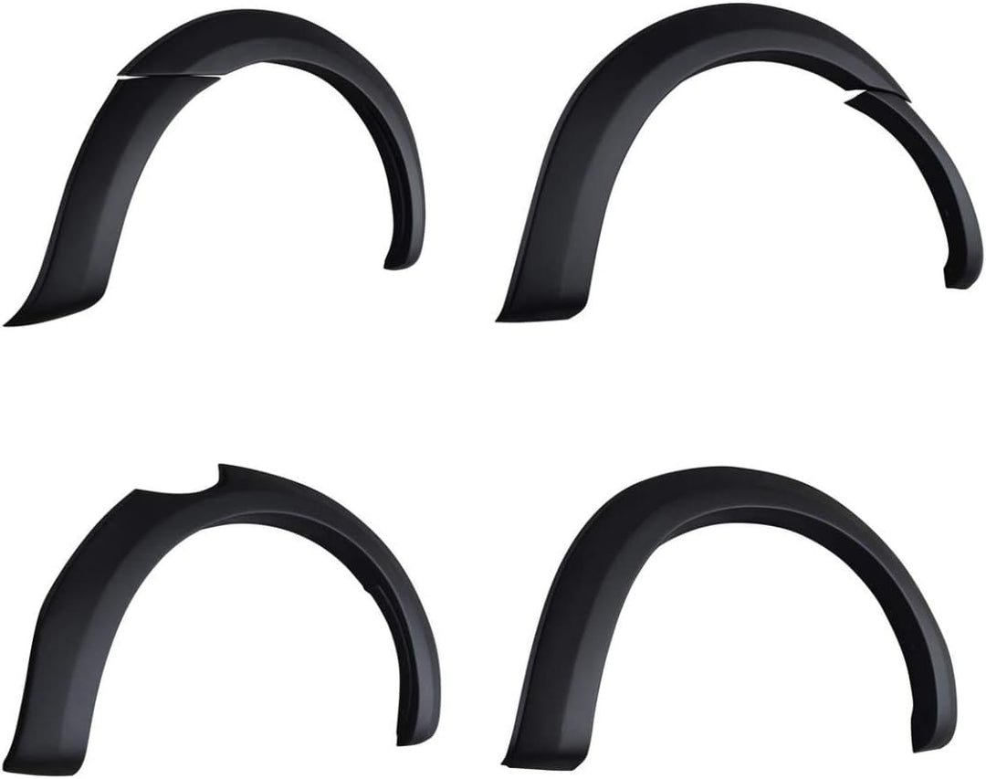 Schwarz matte 30mm Kotflügelverbreiterungen Verbreiterungen mit TÜV-Teilegutachten