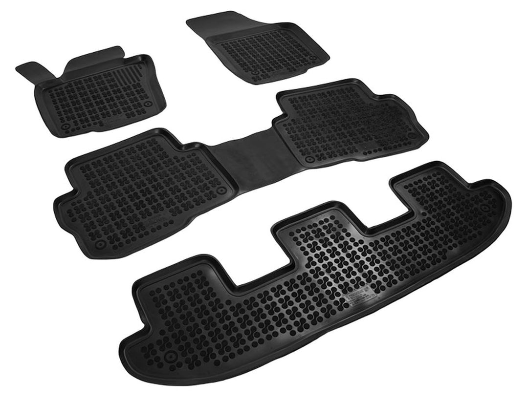 AZUGA Hohe Gummi Fussmatten passend für VW Sharan ab 9/2010-2023/Seat Alhambra ab 10/2010-2023 AZ103