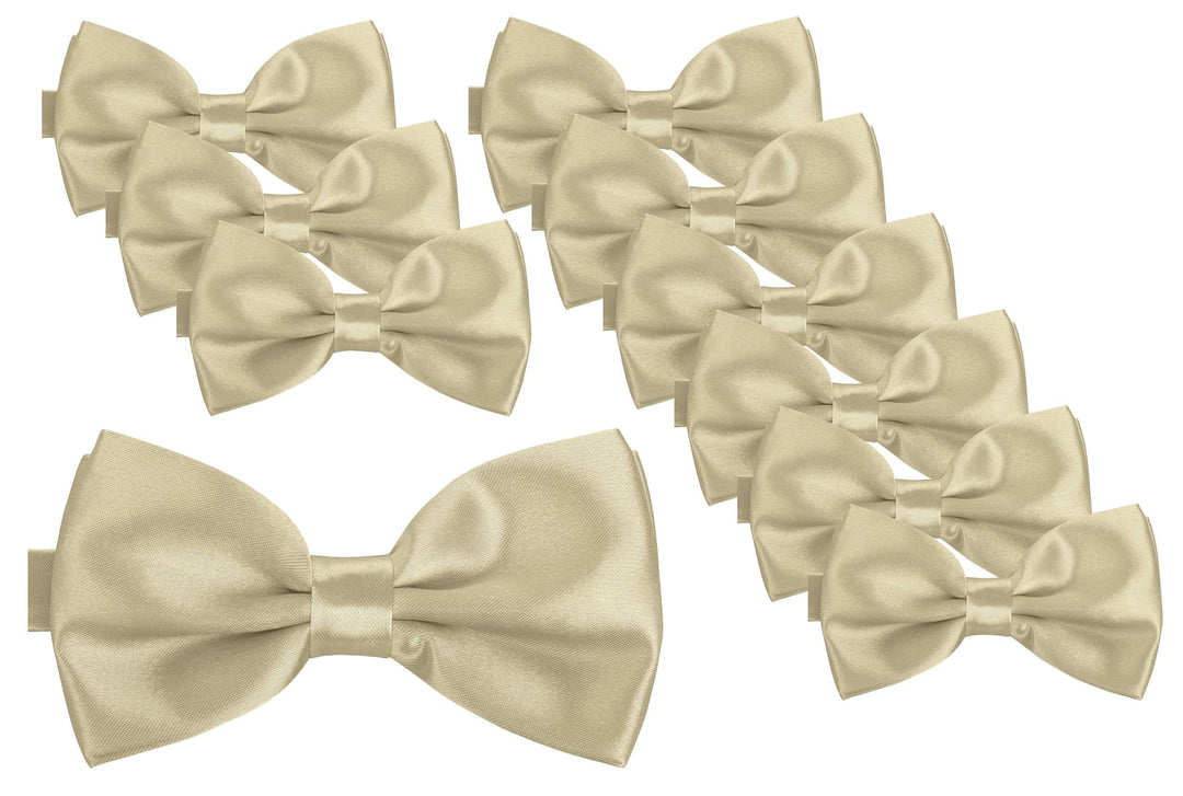BomGuard Herren Fliege 10 er Set Stück, Schleife für Männer Anzug Damen Bowtie Einheitsgrösse 10x Be