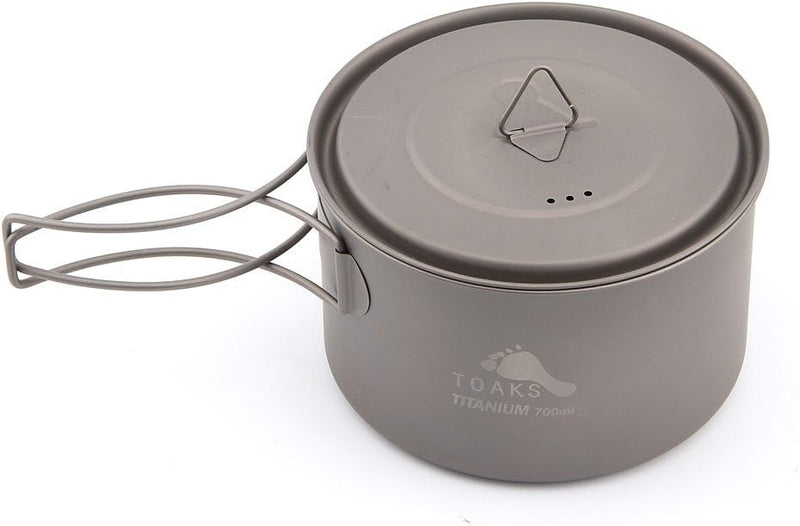 TOAKS Camping Titan Topf Becher Schale (375ml, 450ml, 550ml, 650ml, 700ml, 750ml, 900ml), Outdoor Pi