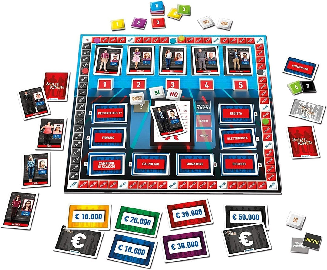 Clementoni Soliti Ignote, Brettspiel, Mehrfarbig, 11499 Diebe haben‘s schwer, Diebe haben‘s schwer