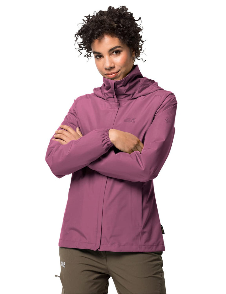 Jack Wolfskin Damen Stormy Point Jacket W Atmungsaktive Regenjacke (1er Pack) S violet quartz, S vio