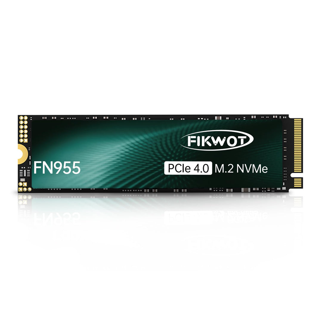 Fikwot FN955 1TB M.2 PCIe Gen4 Internes Solid State Drive mit Graphene Kühlaufkleber - Bis zu 7350 M