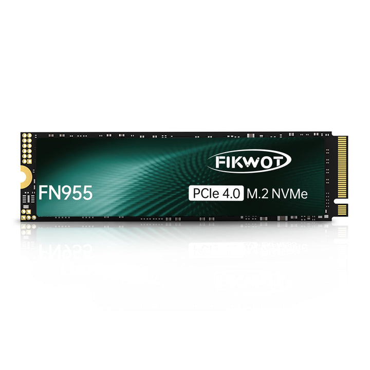 Fikwot FN955 1TB M.2 PCIe Gen4 Internes Solid State Drive mit Graphene Kühlaufkleber - Bis zu 7350 M