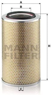 MANN-FILTER C 23 440/3 Luftfilter – Für Nutzfahrzeuge