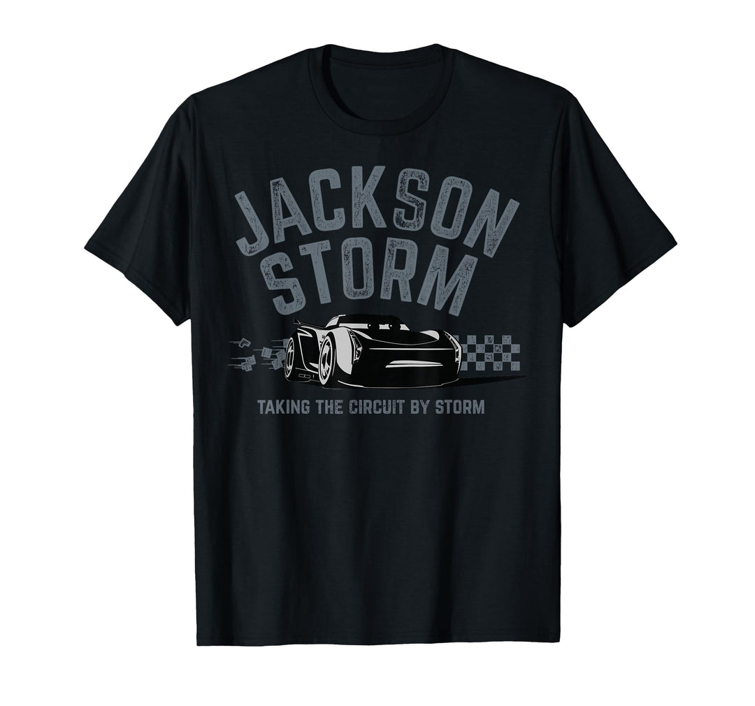 Womens Disney Pixar Jackson Storm Taking Circuit Graphic T-Shirt XL Baby Blue
