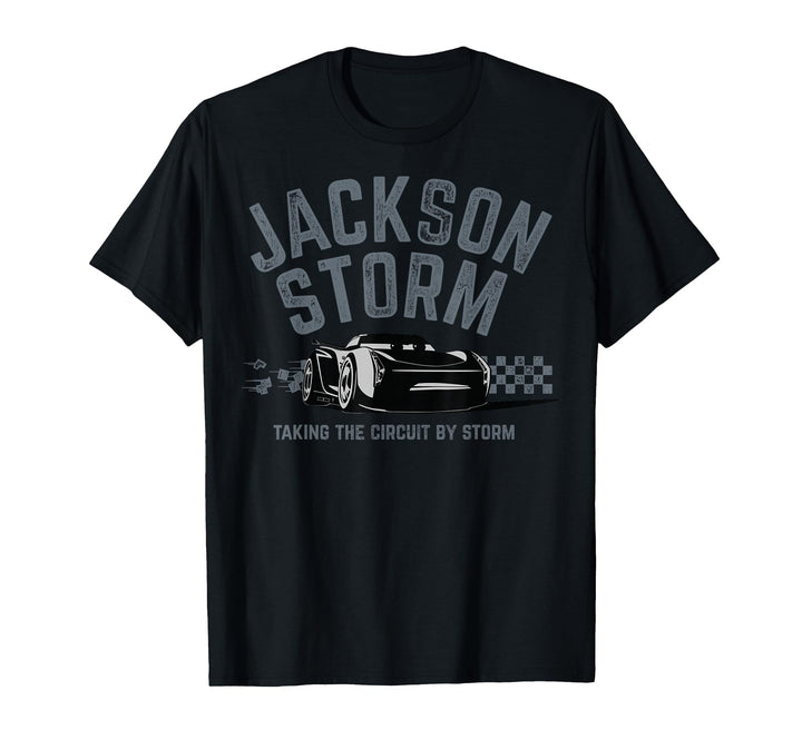 Womens Disney Pixar Jackson Storm Taking Circuit Graphic T-Shirt XL Baby Blue