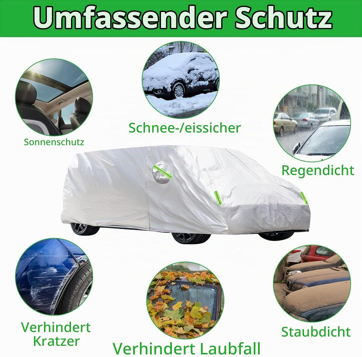 CICMOD Autoabdeckung Vollgarage Ersatz für V-W T5 T6 Transporter Wohnmobil Autoplane Outdoor wasserd