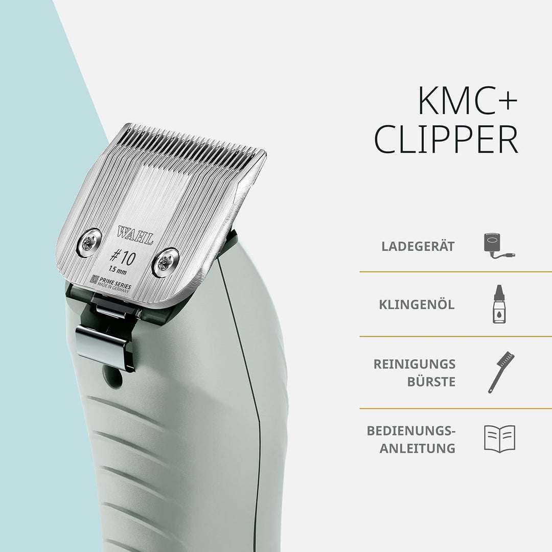 Wahl KMC+ Tierhaarschneider für Haustiere - Bürstenloser Motor, Strukturiertes Gehäuse, Zwei-Geschwi