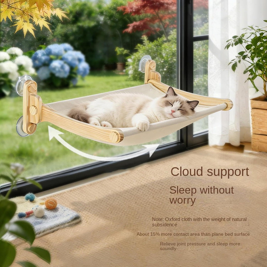 Katzen Fensterliege,Sitzbett Mit Saugnapf Für Katzen - Einfache Montage Katzenplatz | Für Zuhause Wo
