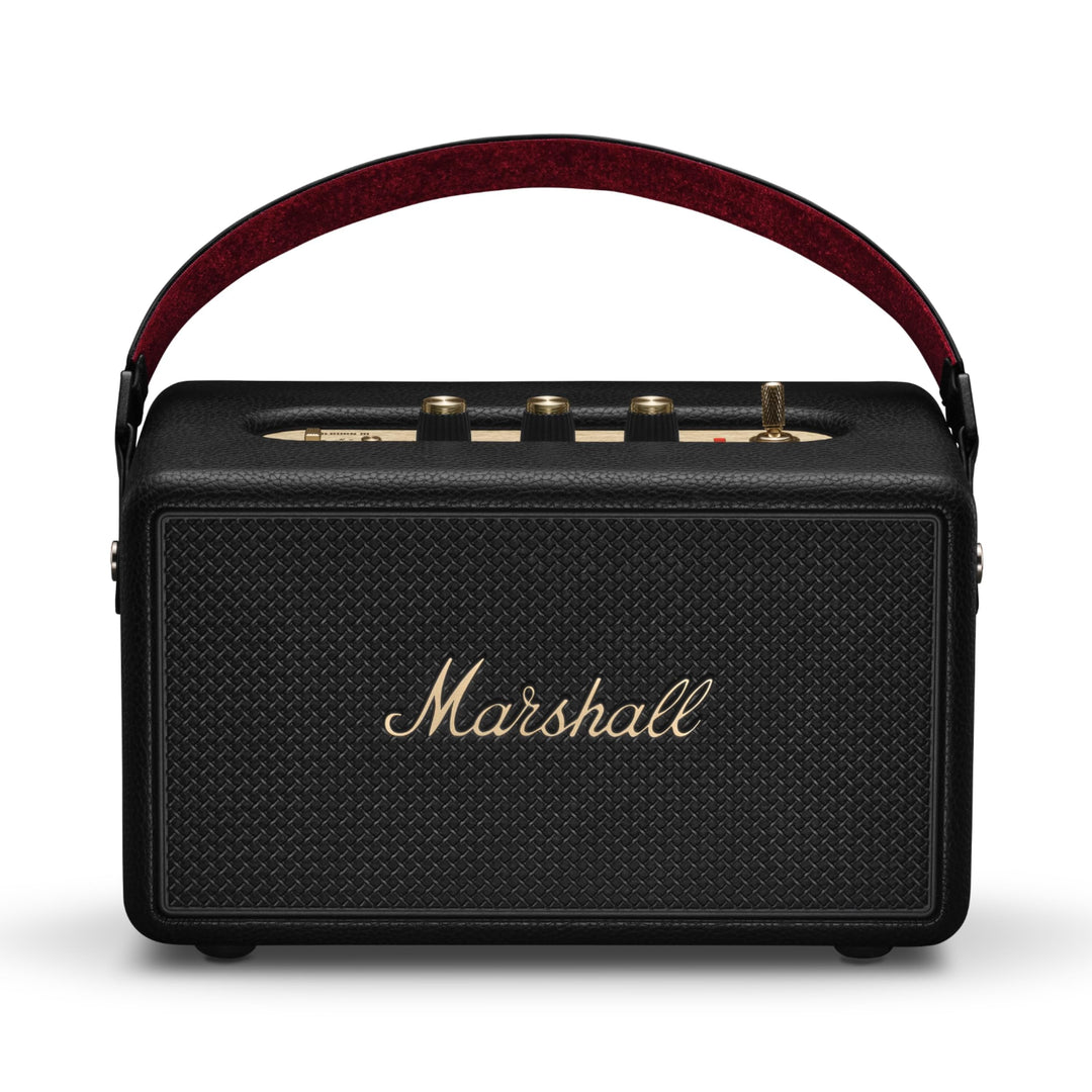 Marshall Kilburn III Tragbarer Bluetooth Lautsprecher mit über 50 Stunden Spieldauer - Schwarz und