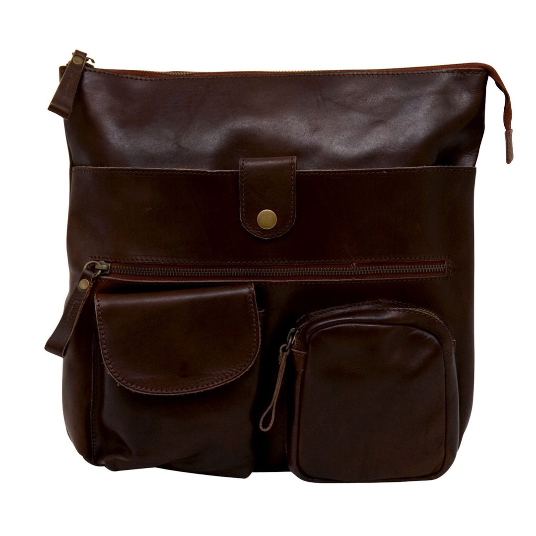 Greenburry Billy the Kid Nasty Cowboys Shoulderbag Colby M497 Leder Schultertasche für Damen nut-bro