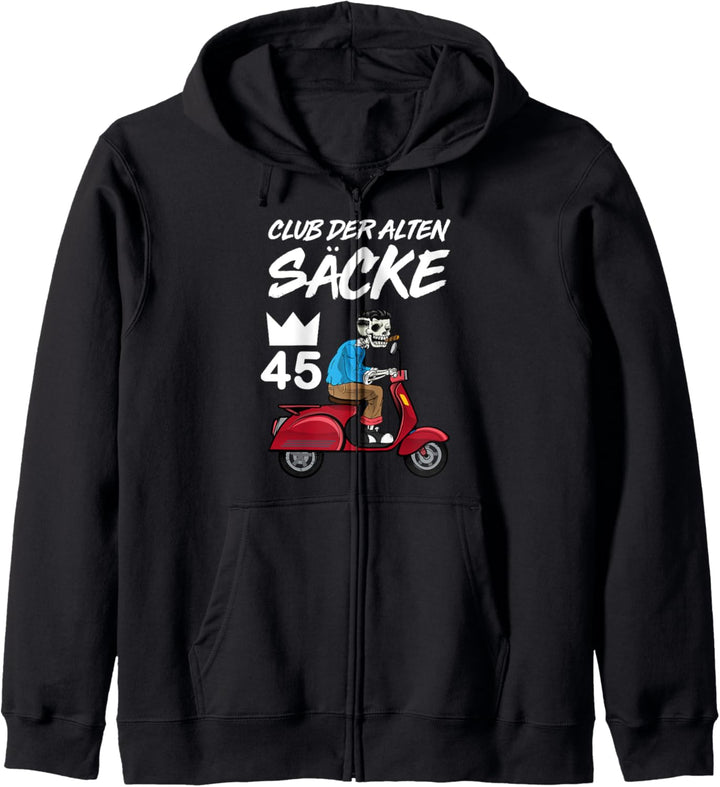 Club der alten Säcke 45 Geburtstag Kapuzenjacke