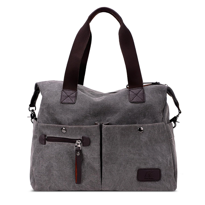 DIRRONA Mode Damen Canvas Handtasche Canvas Schultertasche Beiläufig Hobo Tasche Schule Einkaufen Tr
